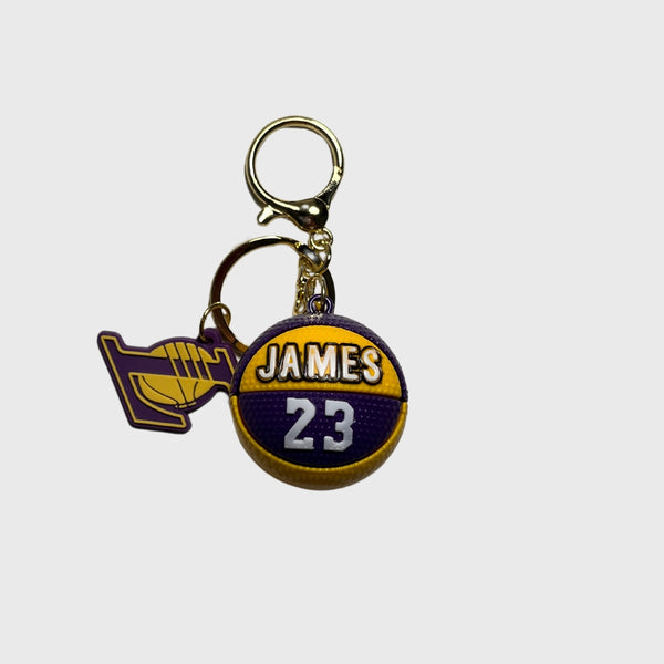 Hyper 3D Basketball Keychain James