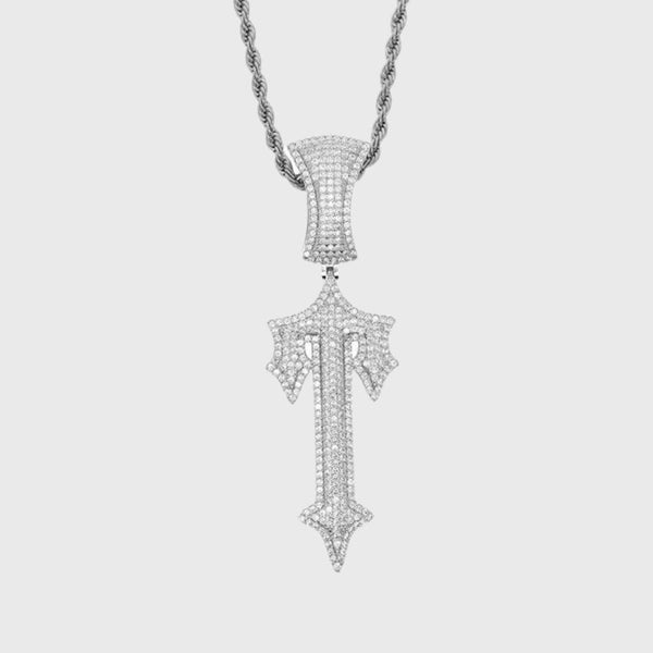 Iced Out Trapstar Irongate Chain Necklace