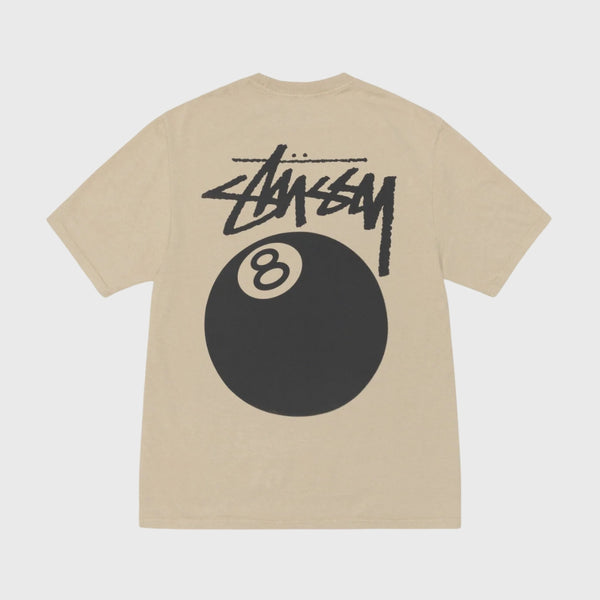 Stussy 8 Ball Tee Pigment Dyed Khaki