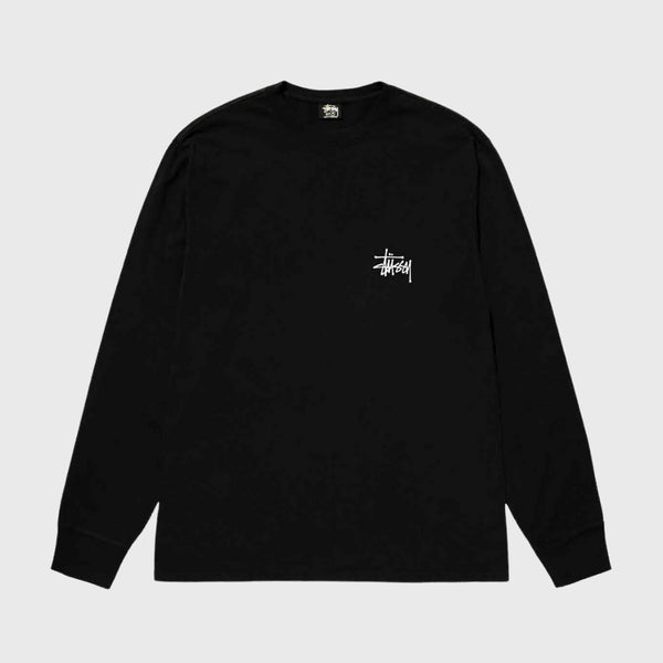 Stussy Basic Longsleeve Tee Black