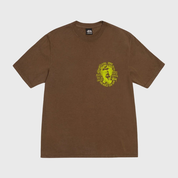 Stussy Camelot Tee Pigment Dyed Brown