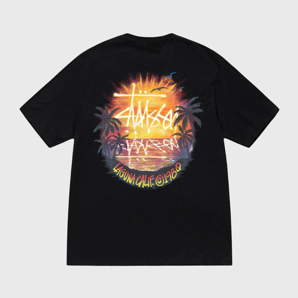 Stussy Sunset Tee Black