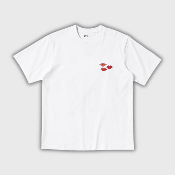 KAWS + Warhol UT Graphic T-Shirt White/Pink