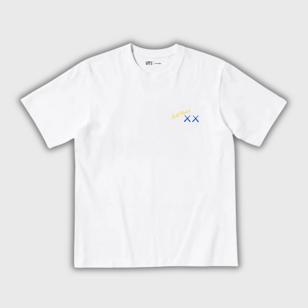 KAWS + Warhol UT Graphic T-Shirt White/Blue