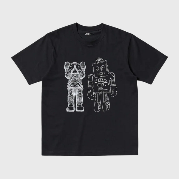 KAWS + Warhol UT Graphic T-Shirt Black