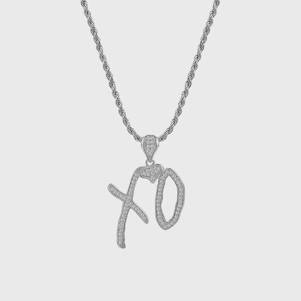 Iced Out XO Pendant Chain