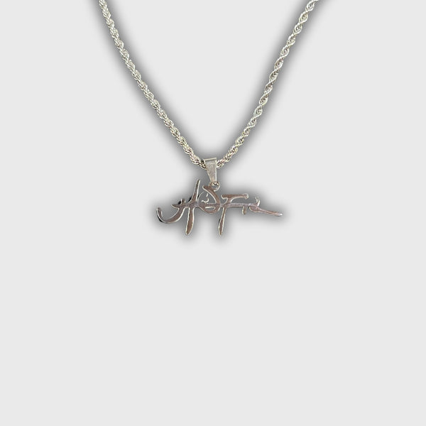 Travis Scott Utopia Script Pendant Chain