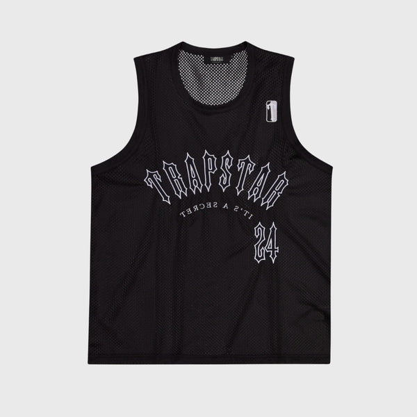 Trapstar Irongate Arch Basketball Vest Black