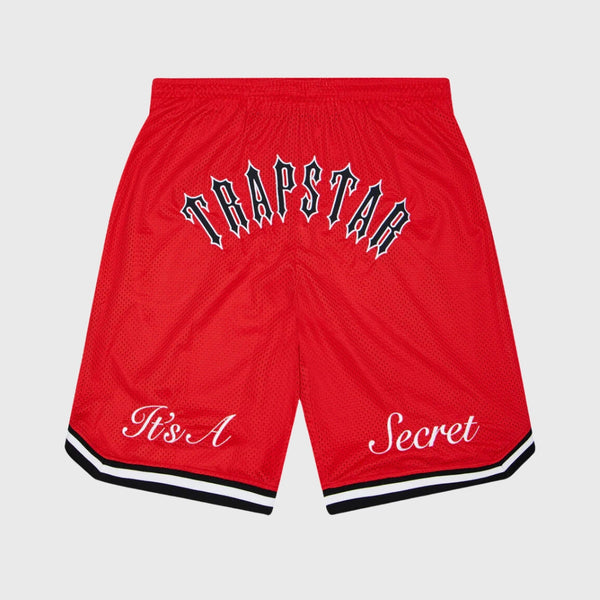 Trapstar It's A Secret Irongate Arch Shorts Red