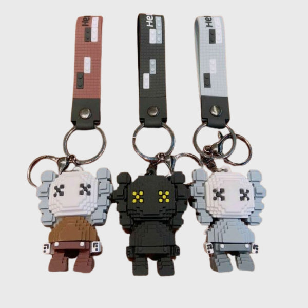 Hyper KAWS Pixel Style Keychain