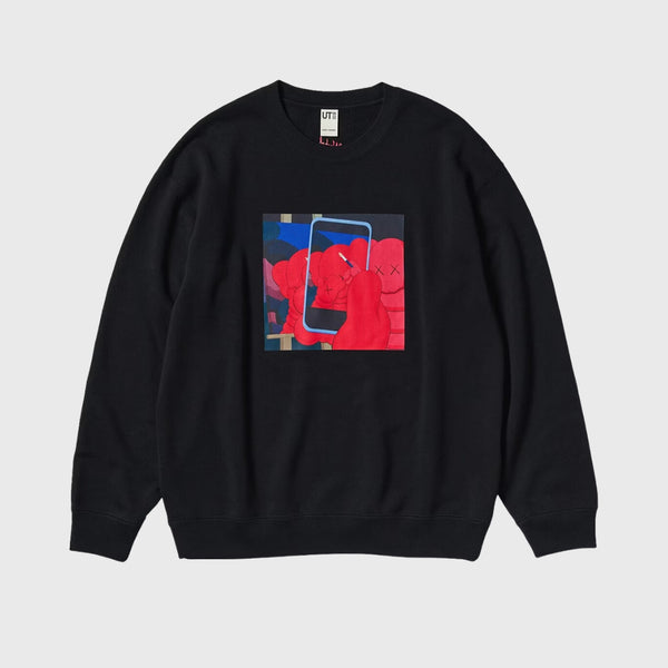 KAWS + Warhol Graphic Sweatshirt Black