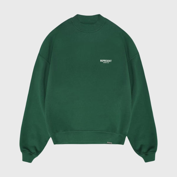 Represent Owner's Club Sweater Racing Green