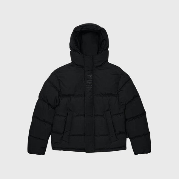 Trapstar Decoded 2.0 Hooded Puffer Jacket Blackout Edition