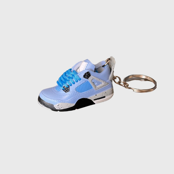 Hyper 3D Sneaker Keychain Jordan 4 University Blue