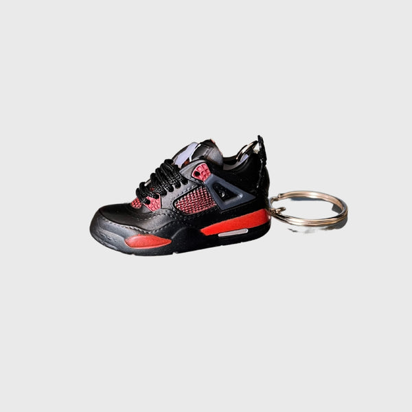 Hyper 3D Sneaker Keychain Jordan 4 Red Thunder