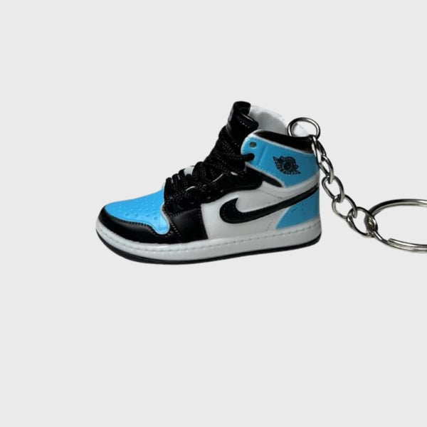 Hyper 3D Sneaker Keychain AJ1 High UNC Blue Patent