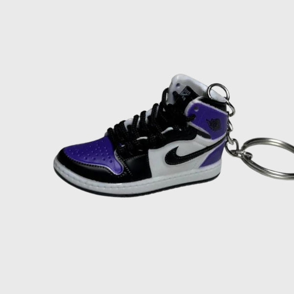 Hyper 3D Sneaker Keychain AJ1 High Court Purple