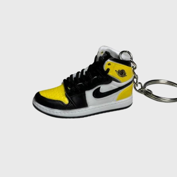 Hyper 3D Sneaker Keychain AJ1 High Taxi Yellow