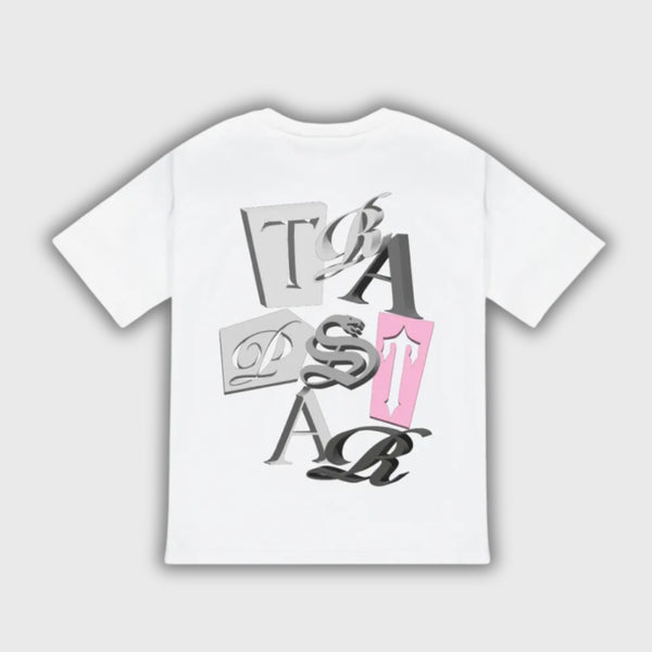 Trapstar TS Script Tee White/Pink