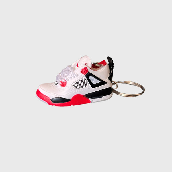 Hyper 3D Sneaker Keychain Jordan 4 Fire Red