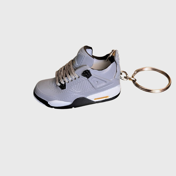 Hyper 3D Sneaker Keychain Jordan 4 Retro Cool Grey