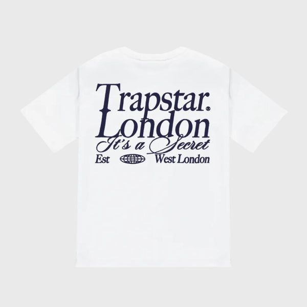 Trapstar London Print Tee White/Navy