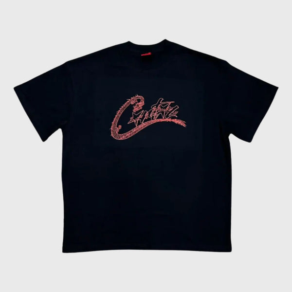 Corteiz Dragon Allstarz Tee Black