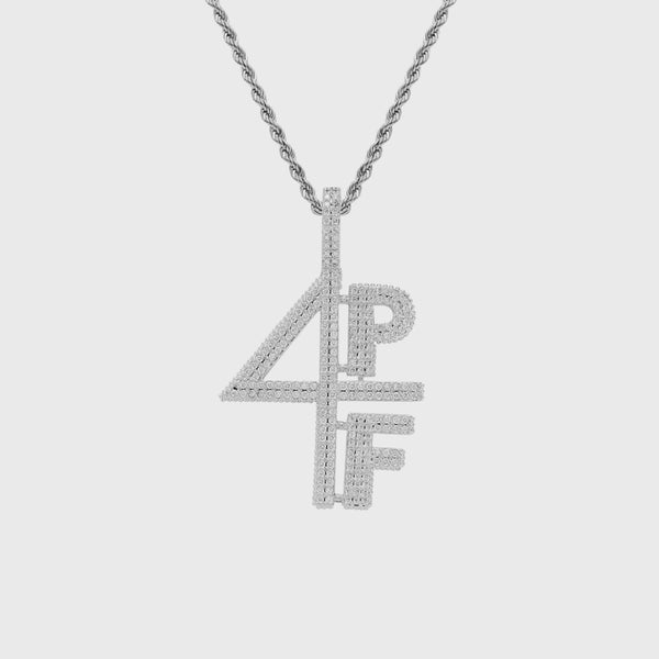 Iced out 4PF Pendant Necklace