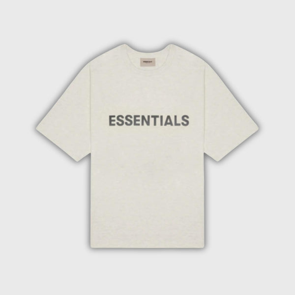 Fear of God Essentials T-Shirt Applique Logo Oatmeal