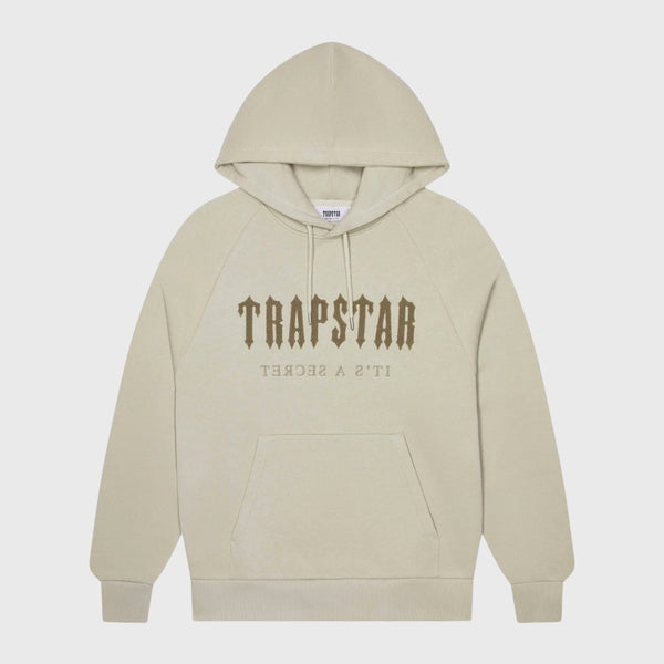 Trapstar Chenille Decoded Hoodie Oatmeal